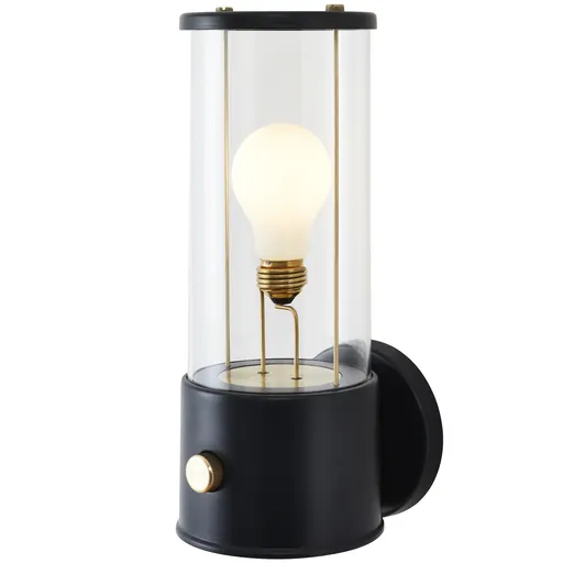 Nástěnná lampa THE MUSE 32 cm, černá, hliník, Tala