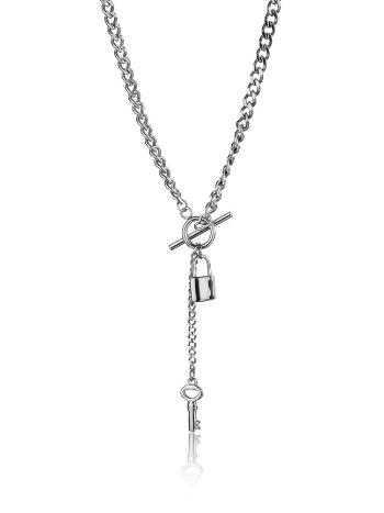 Marc Malone Originální ocelový náhrdelník Payton Silver Necklace MCN23111S