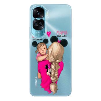 Odolné silikonové pouzdro iSaprio - Mama Mouse Blond and Girl - Honor 90 Lite 5G