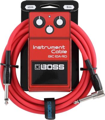 Boss BIC-10A-RD 10ft Rovný - Lomený Nástrojový kabel