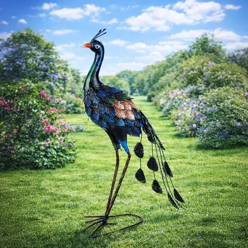 Gilde Zahradní dekorace Páv, 57 cm