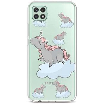 TopQ Samsung A22 5G silikon Grey Unicorns 65076 (Sun-65076)