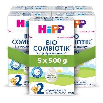 HIPP 2 Combiotic pokračovacia dojčenská výživa BIO 5 x 500 g
