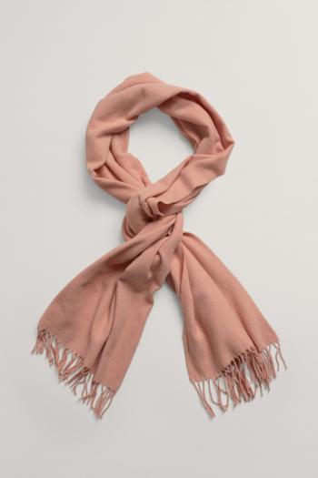 ŠÁLA GANT D2. WOOL SOLID WOVEN SCARF GUAVA ORANGE