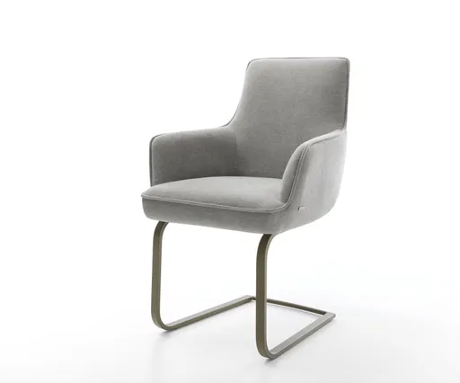 Jídelní židle Heira-Flex s područkami strukturovaná látka Měkký