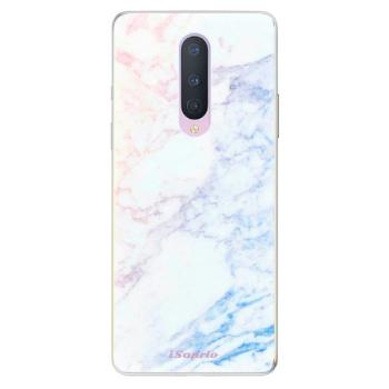 Odolné silikonové pouzdro iSaprio - Raibow Marble 10 - OnePlus 8