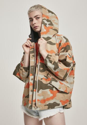 Urban Classics Ladies Oversized Camo Parka Jacket brick camo - L