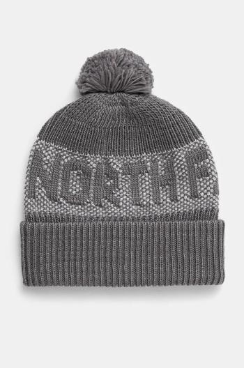 Čepice The North Face Retro Cabin Beanie šedá barva, NF0A88QWRO01