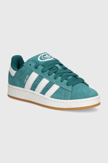 Semišové sneakers boty adidas Originals Campus 00s zelená barva, ID1437