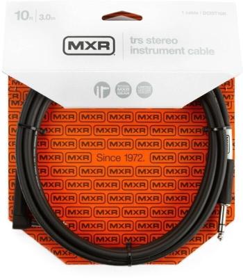 Dunlop MXR DCIST10R TRS Cable 10ft 3 m Rovný - Lomený Nástrojový kabel