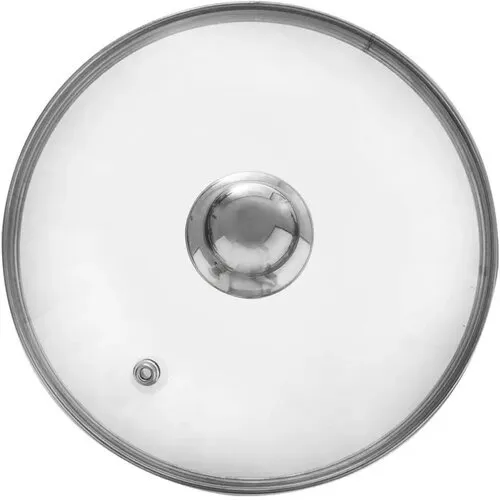Orion Skleněná poklice s nerezovou úchytkou, pr. 22 cm, 22 cm