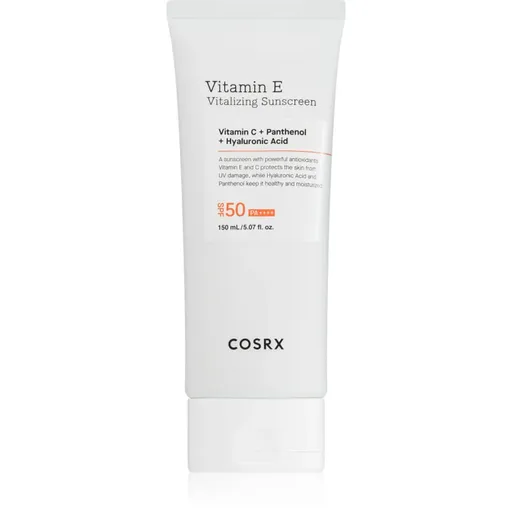Cosrx Vitamin E Vitalizing Sunscreen​ opalovací krém na obličej proti příznakům stárnutí SPF 50+ 150 ml