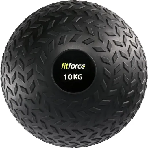 Fitforce SLAM BALL 10 KG Medicinbal, černá, velikost 10 KG