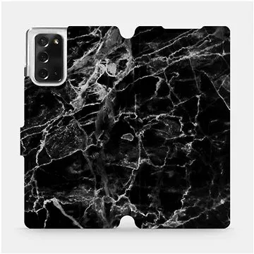 Flipové pouzdro na mobil Samsung Galaxy Note 20 - V056P Černý mramor (5903516332069)