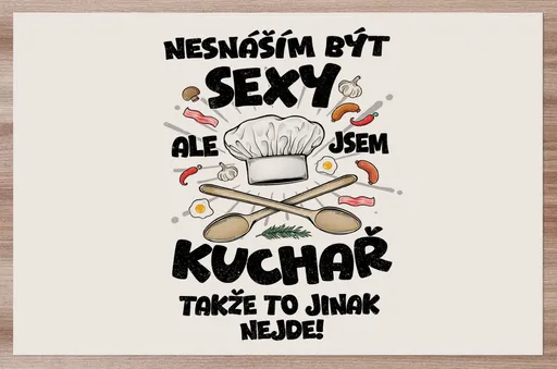 Prostírání Sexy kuchař