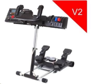 Wheel Stand Pro DELUXE V2, stojan na joystick a pedály Saitek Pro Rudder, Pro Flight Yoke System