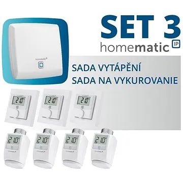 Homematic IP Sada vytápění Homematic IP (byt 3+1) - HmIP-SET3 (HmIP-SET3)
