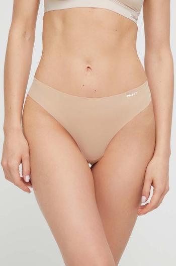 Tanga Dkny 3-pack černá barva, DK5026P3