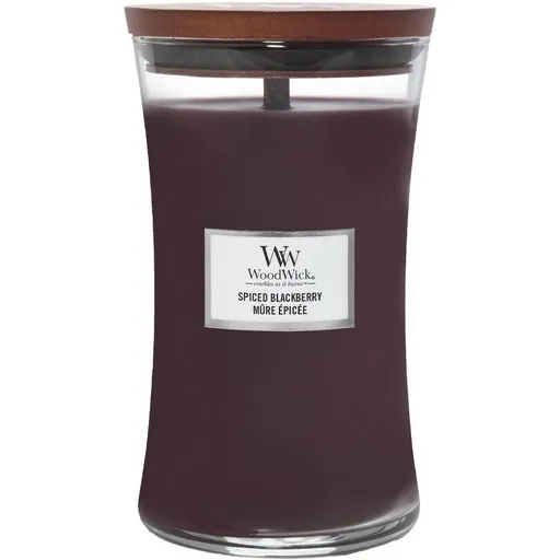 WoodWick Vonná svíčka váza velká Spiced Blackberry, 609 g