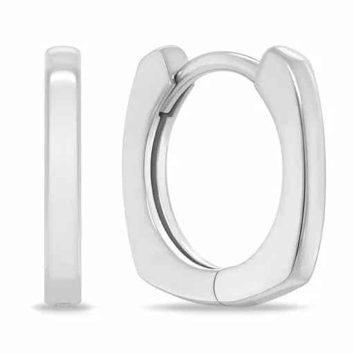 Brilio Silver Kruhové stříbrné náušnice pro ženy EA1169W