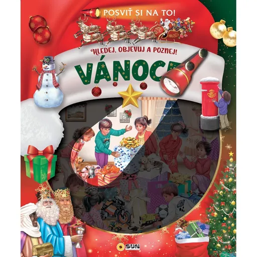 SUN Posviť si na to - Vánoce Knížka s baterkou