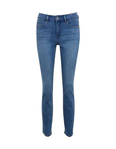 Světle modré dámské slim fit džíny