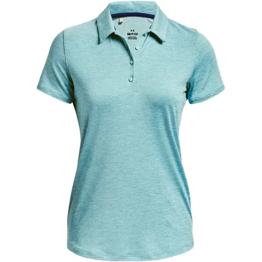 Under Armour PLAYOFF SS POLO Dámské polotričko, tyrkysová, velikost S