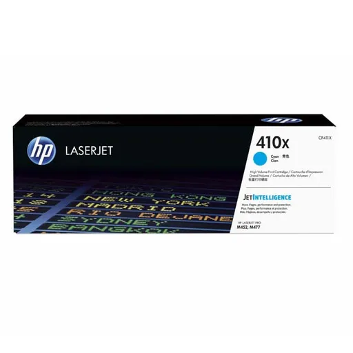 HP CF411X - originální toner HP 410X, azurový, 5000 stran