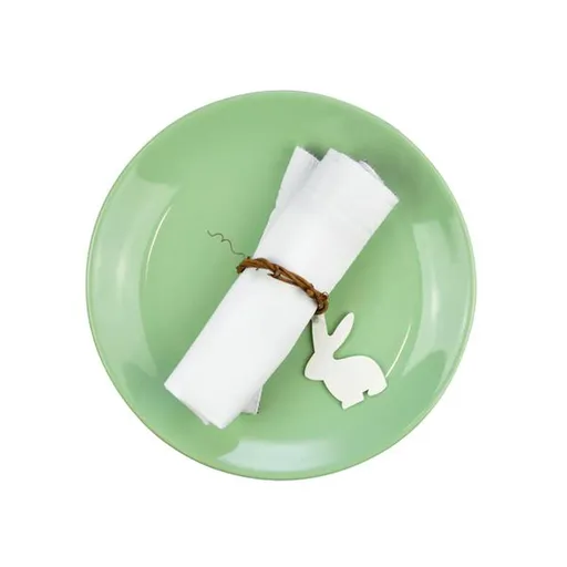 Arpex Velikonoční kroužek na ubrousky 4ks s přívěskem