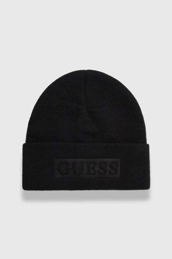 Dětska čepice Guess černá barva