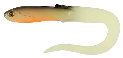 Fox rage gumová nástraha slick eel uv hot olive - 35 cm