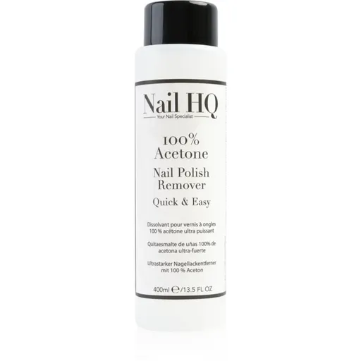 Nail HQ 100% Acetone odlakovač na nehty 400 ml