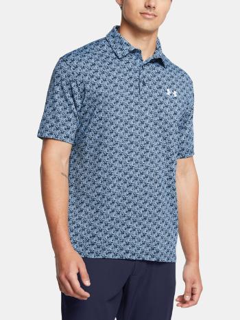 Under Armour UA Playoff 3.0 Printed Polo Triko Modrá