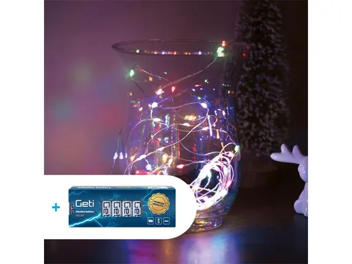 Řetěz vánoční REBEL ZAR0546 + baterie AA