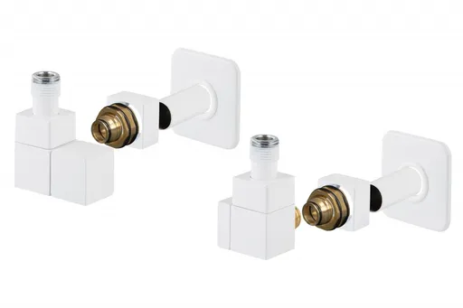 HOPA EDGE-SET, rohový hranatý ventil (Z2) Barva Bílá, Varianta Levá RDEDGESETLW