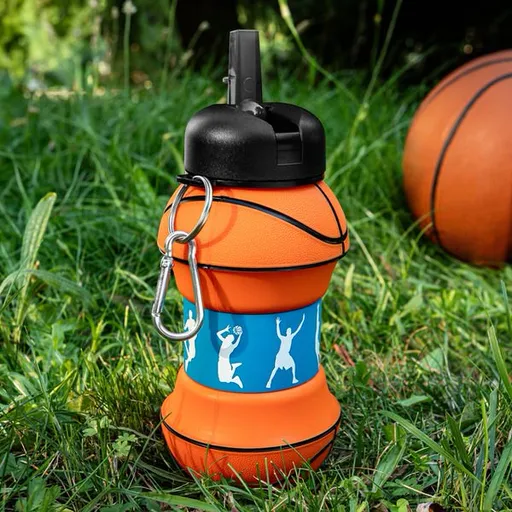 Skládací láhev na vodu basketbalový míč