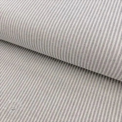 Dekorační látka DOBBY Colored stripe grey