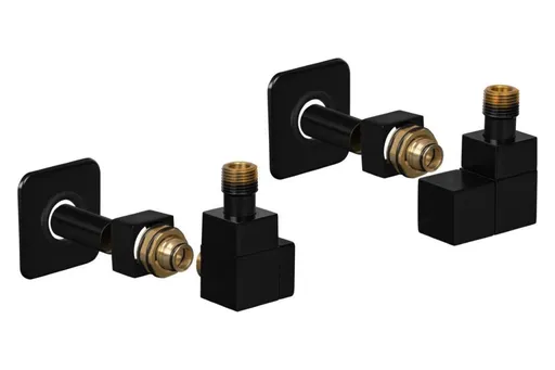 HOPA EDGE-SET, rohový hranatý ventil (Z2) Barva Černá , Varianta Pravá RDEDGESETRB