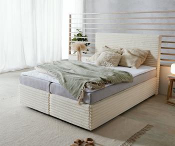 Boxspring postel Dream-Well 140x200 cm plyšový manšestr