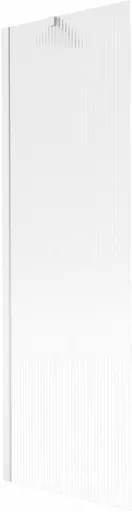 MEXEN/S Next vanová zástěna FIX 60 x 150, proužky, bílá 895-060-000-00-09-20
