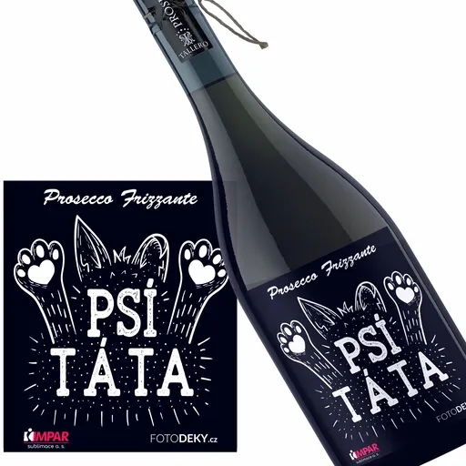 Víno Psí táta – tlapky (Druh Vína: Prosecco)