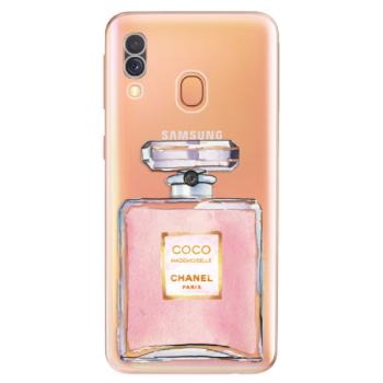 Odolné silikonové pouzdro iSaprio - Chanel Rose - Samsung Galaxy A40