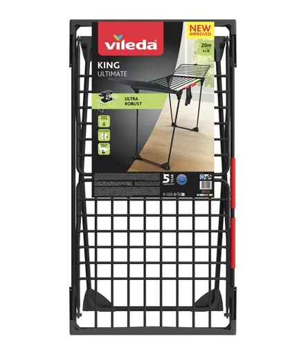 Vileda King 20 m sušák na prádlo černý