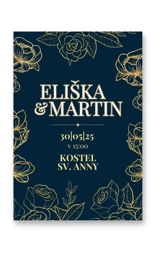 Personal Oznámení - Orient Gold Zvolte množství: od 11 ks do 30 ks