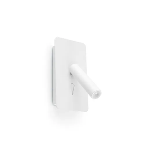 FARO SUAU LED nástěnná lampa, bílá, USB