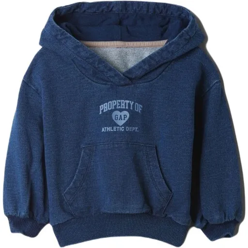 GAP BABY Dětská mikina, tmavě modrá, velikost 5Y