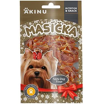 Akinu Kuřecí proužky pro psy 75 g (8595184937393)