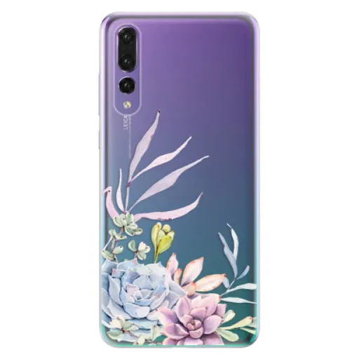 Odolné silikonové pouzdro iSaprio - Succulent 01 - Huawei P20 Pro