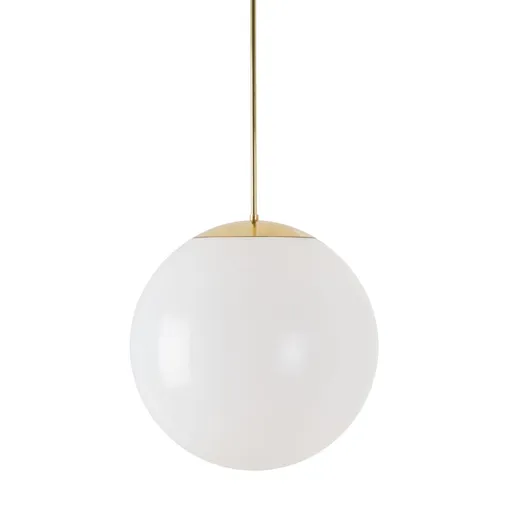 OSMONT ISI62429 ISIS P3 HP závěsné plastové svítidlo mosaz leštěná / bílá IP40 3000 K 52W LED DALI