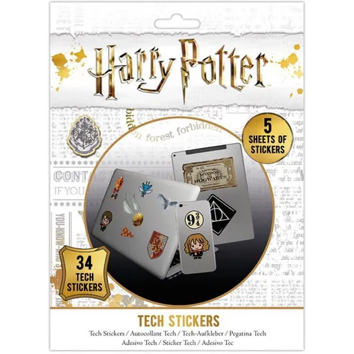 Samolepky technické Harry Potter sada 34 ks